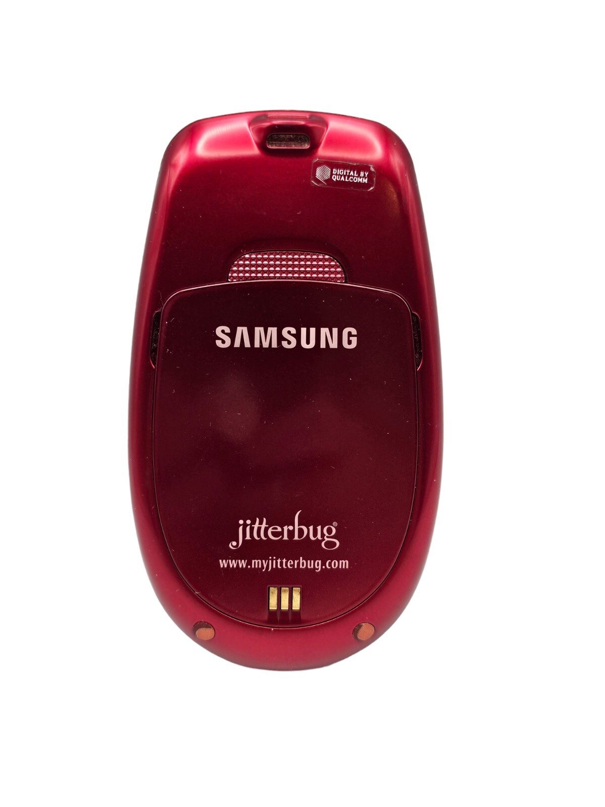 Samsung Jitterbug J SPH-A310 – Red ( GreatCall ) CDMA Flip Phone w/ Car Chager