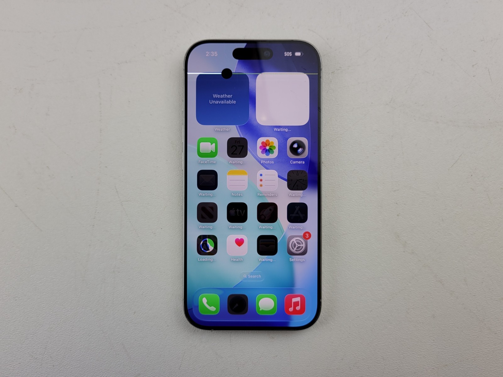 Apple iPhone 16 Pro (A3083) 128GB – Natural Titanium (C-Spire) – *DAMAGED*