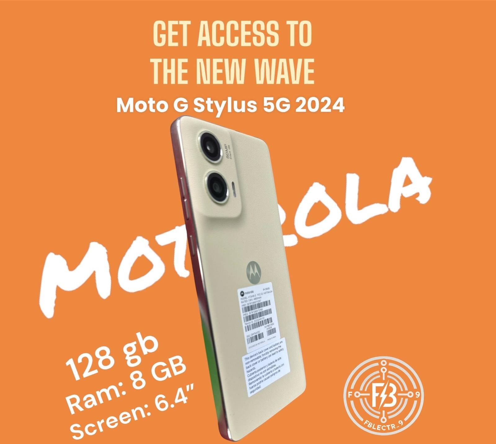 Motorola Moto G Stylus 5G 2024 128GB XT2419V Caramel (GSM Unlocked) New
