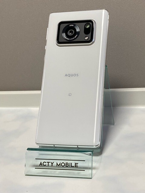 SHARP AQUOS R6 A101SH WHITE 5G Phone Leica Lens sensor 128GB SIM Unlocked