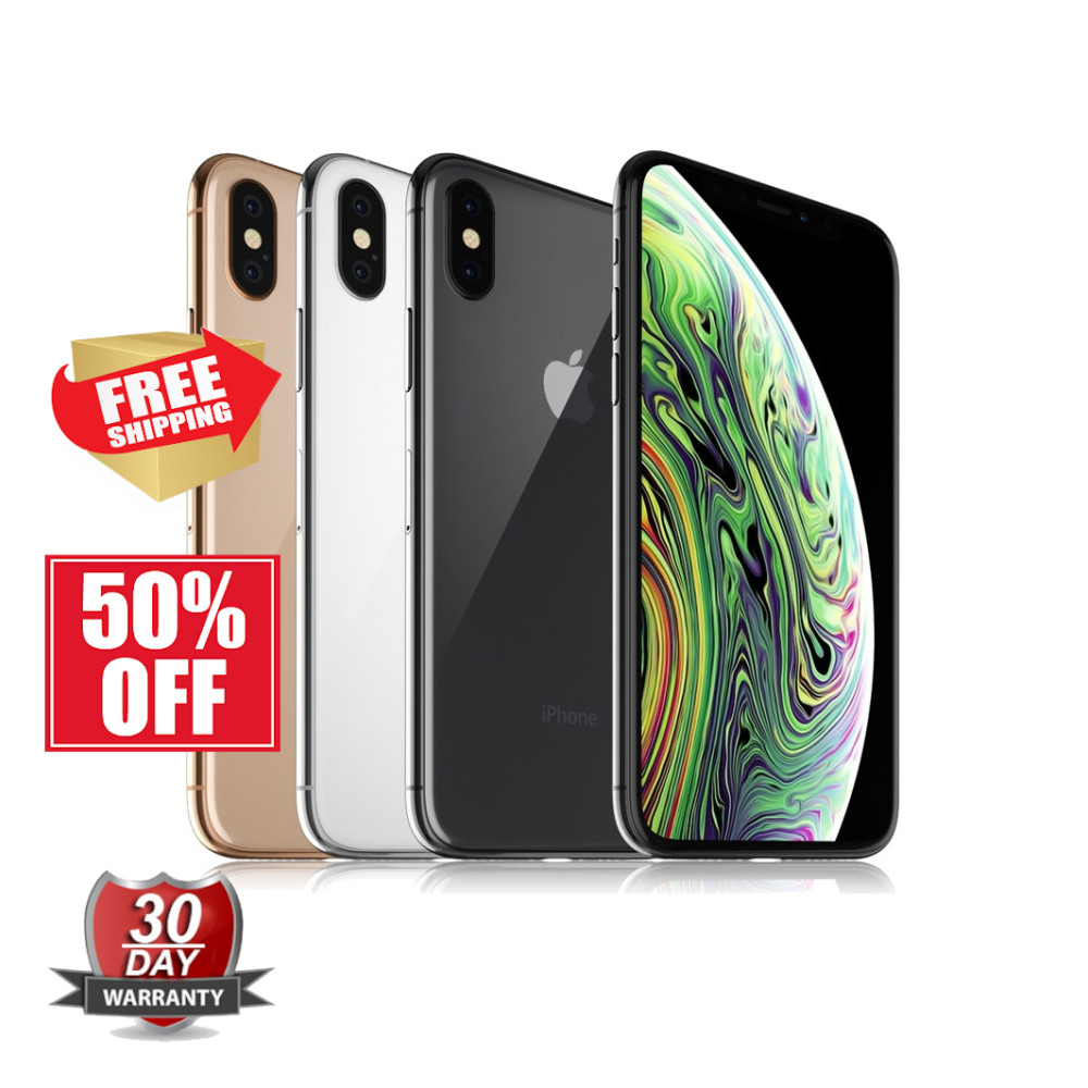 Apple iPhone XS 64GB/256GB -Verizon At&t Unlocked, Space Gray/Silver/Gold