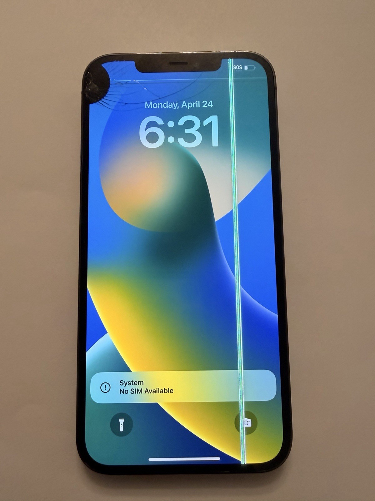 Apple iPhone 12 Pro Max – 256 GB – Graphite (Unlocked) For parts- read -A2342