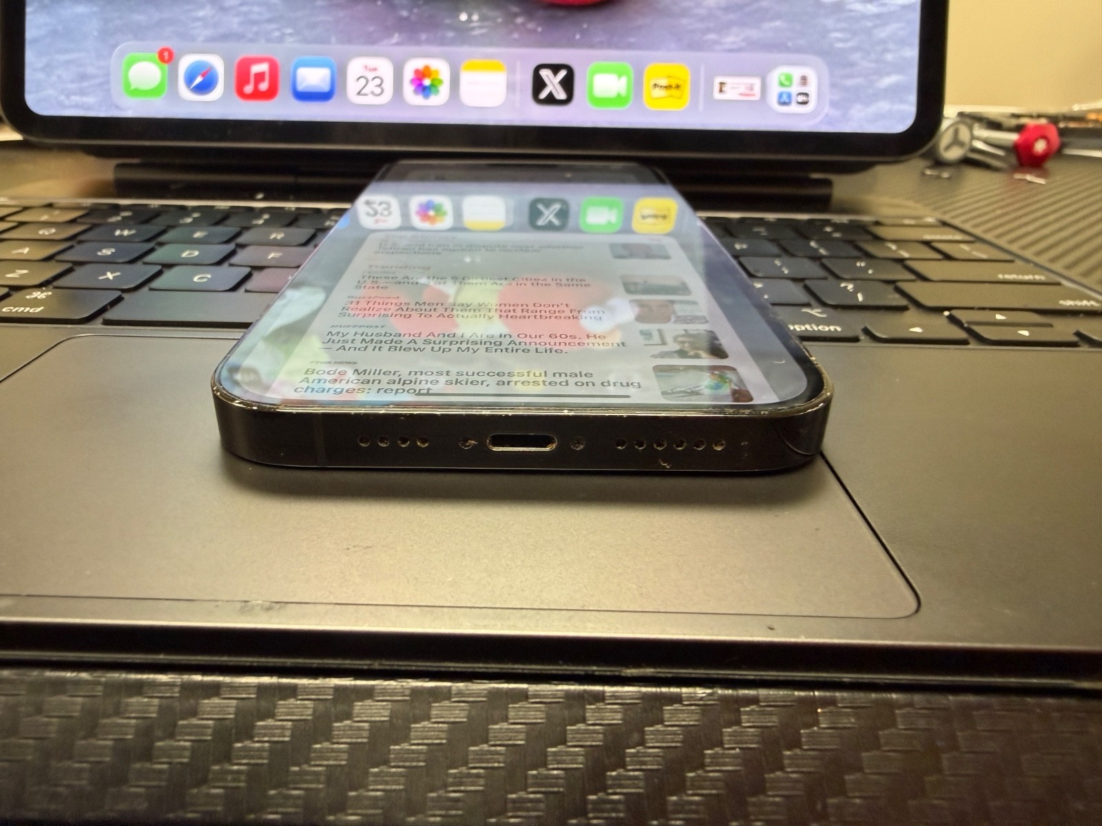 Apple iPhone 14 Pro Max, 128 GB, Space Black, T-Mobile only, Please Read Listing