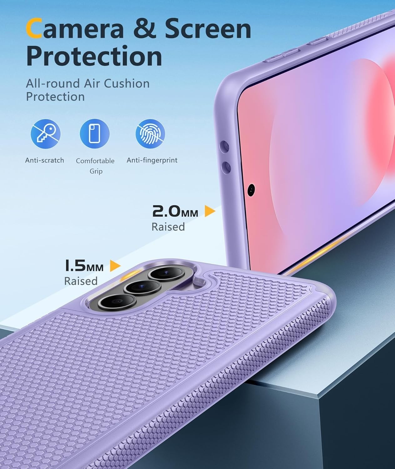 Galaxy A37-5G Phone Case – Military Grade Drop Protection, Anti-Slip Matte Textu