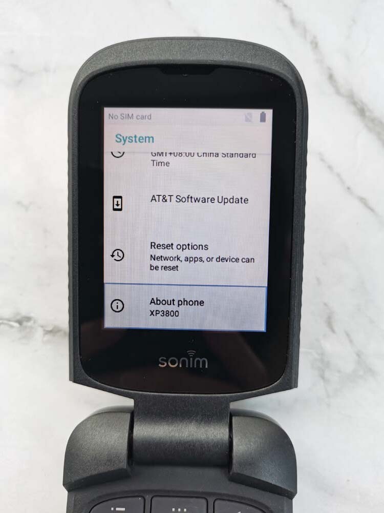 Unlocked Sonim XP3 XP3800 – Black 4G 1+8GB VERIZON LTE rugged Flip Phone Used