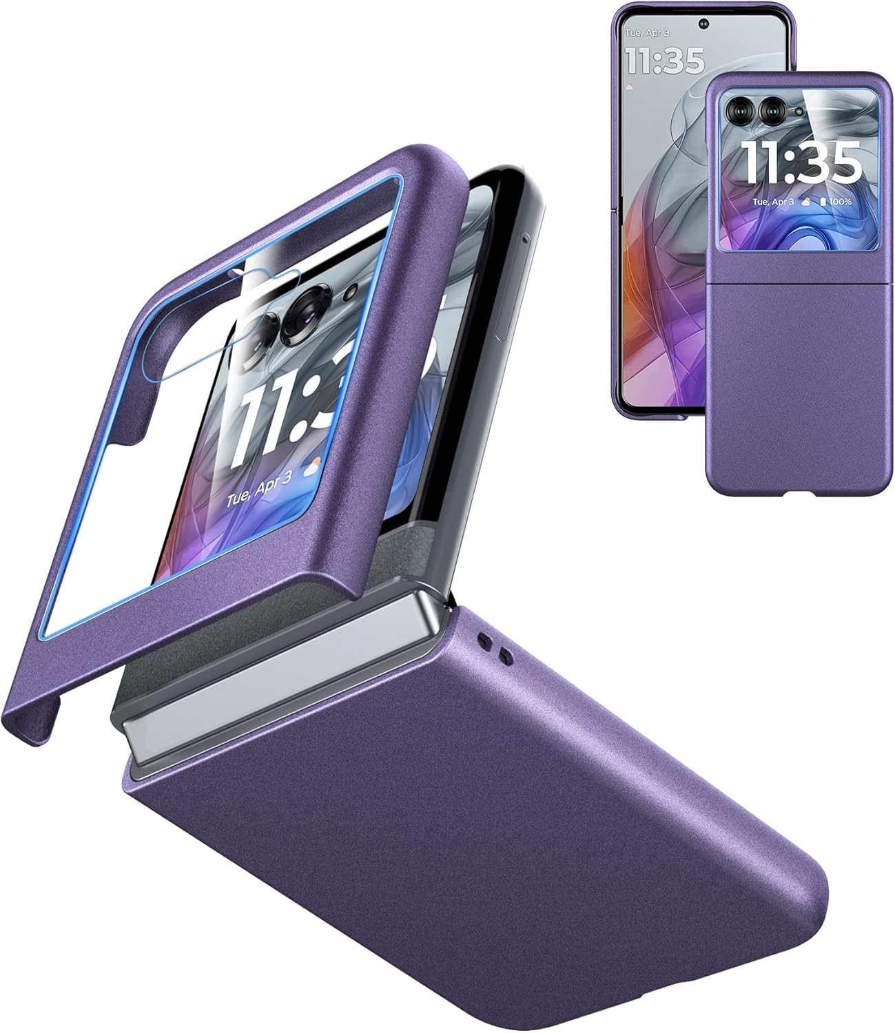 Case for Motorola Razr 2024/2025/2026 – Thin Hard Matte Polycarbonate Cover