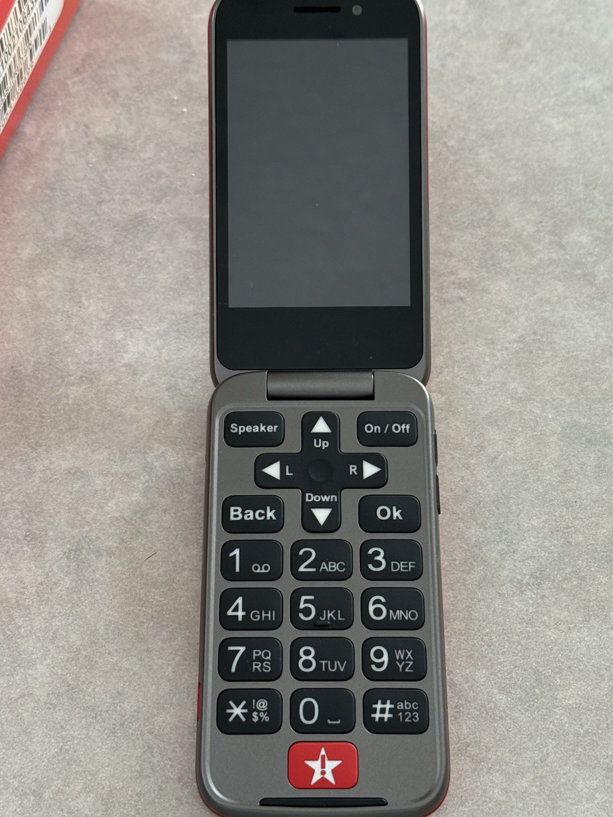 Lively Alcatel Jitterbug Flip 2 Cell Phone for Seniors 4053S No Power Cord