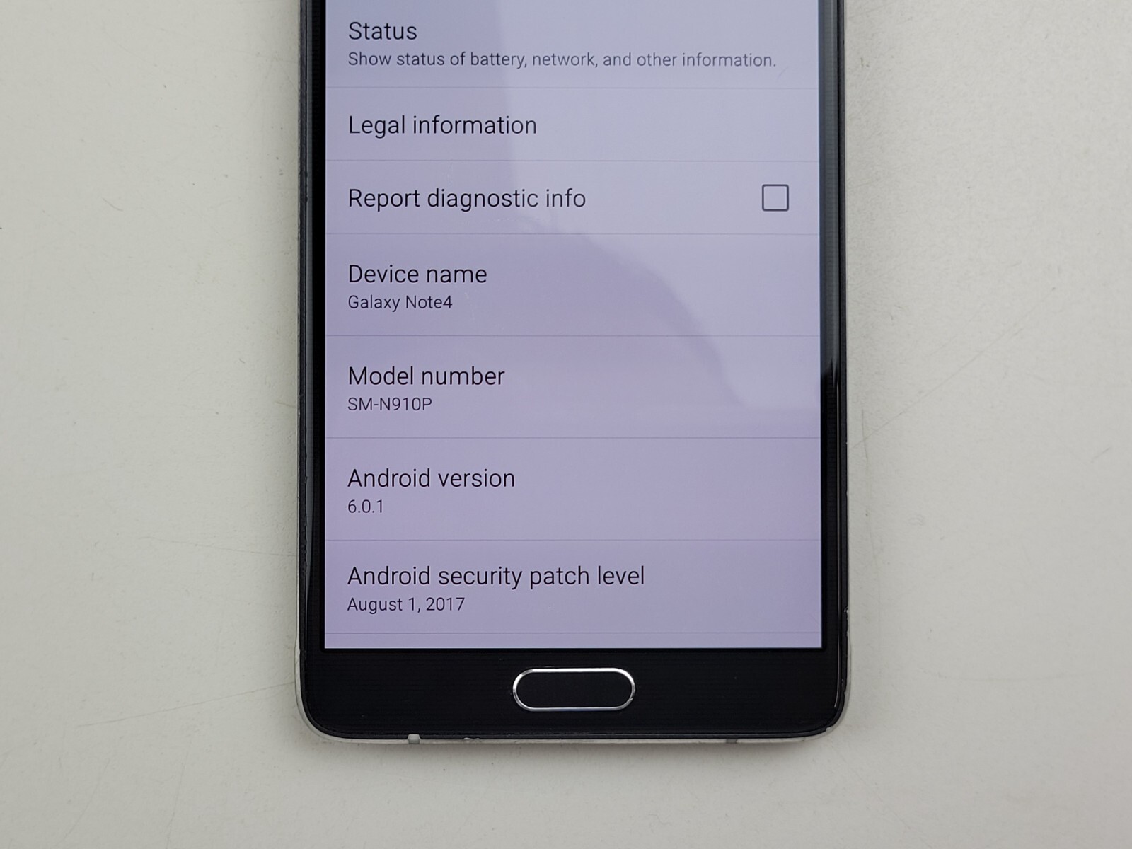Samsung Galaxy Note 4 (SM-N910P) 32GB – Black (Sprint) Smartphone – H0224