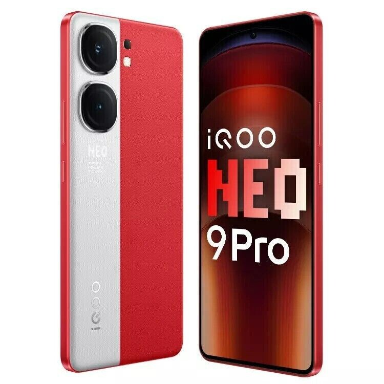 iQOO Neo9 Pro 5G (Red 8GB 256GB) Snapdragon 8 Gen 2 Processor Global Version