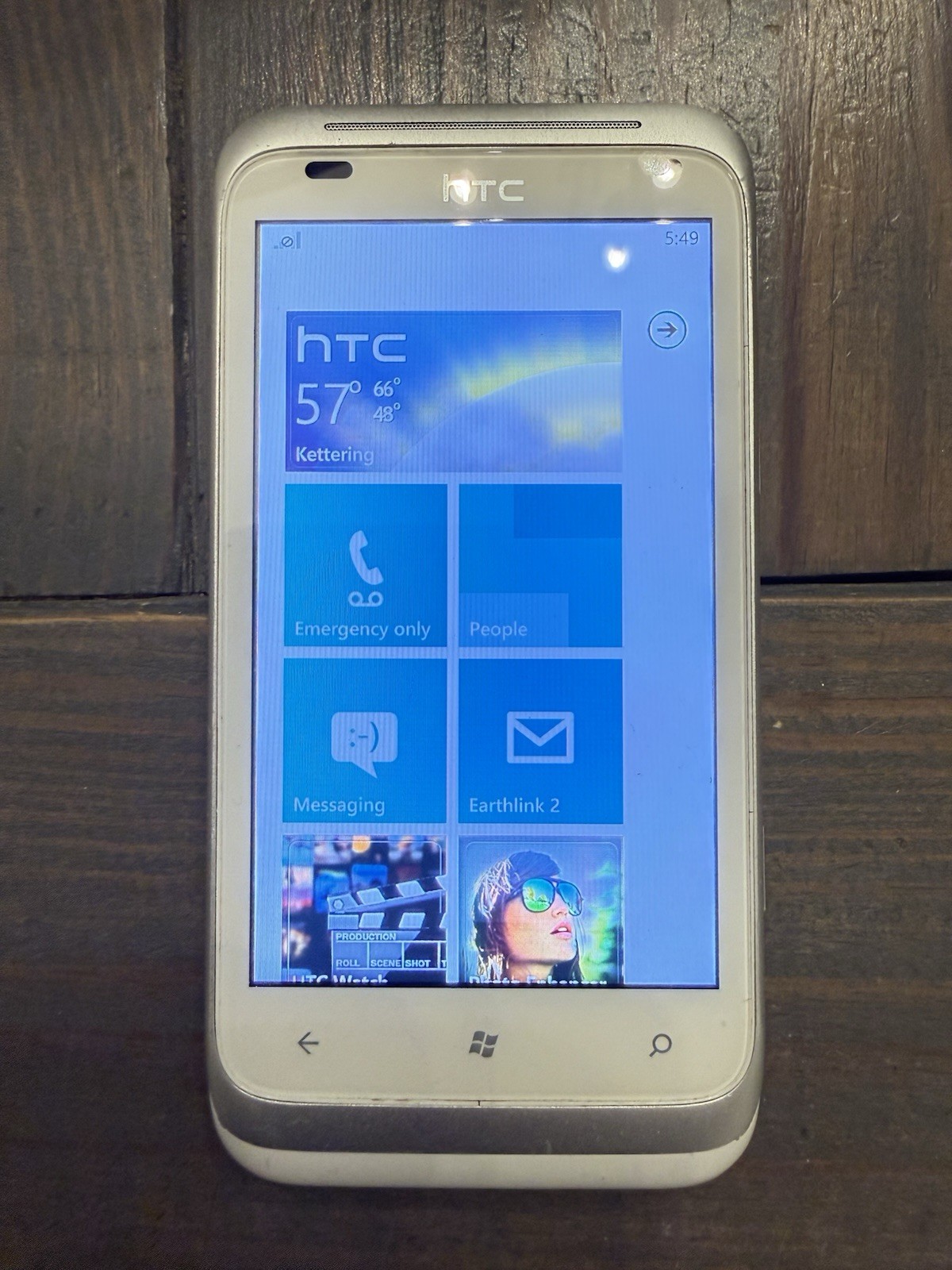 HTC Radar PI06110 White SMART (Cincinnati Bell) Windows Cell Phone – TESTED