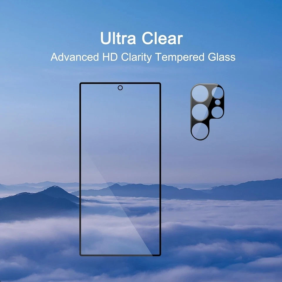 6in1 Samsung Galaxy S24 Ultra Screen & Camera Lens Protector Scratch Resistant