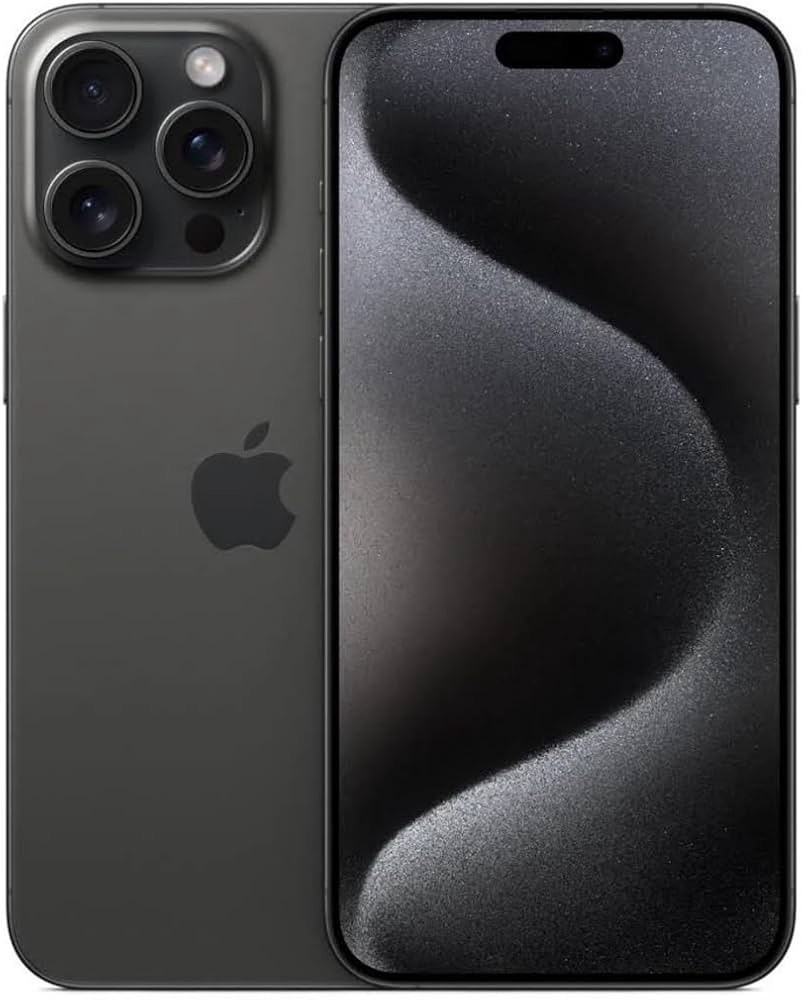 Apple iPhone 15 Pro 128GB, Black Titanium, Unlocked