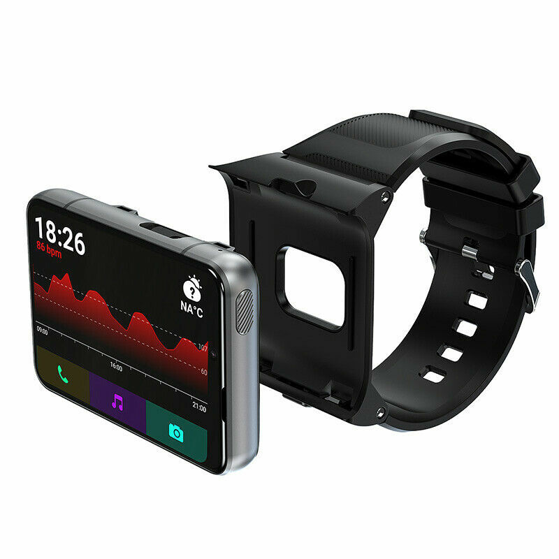 Larger Screen 4G Smart Watch Android 9.0 Dual Camera WIFI GPS 4+64GB SIM Support