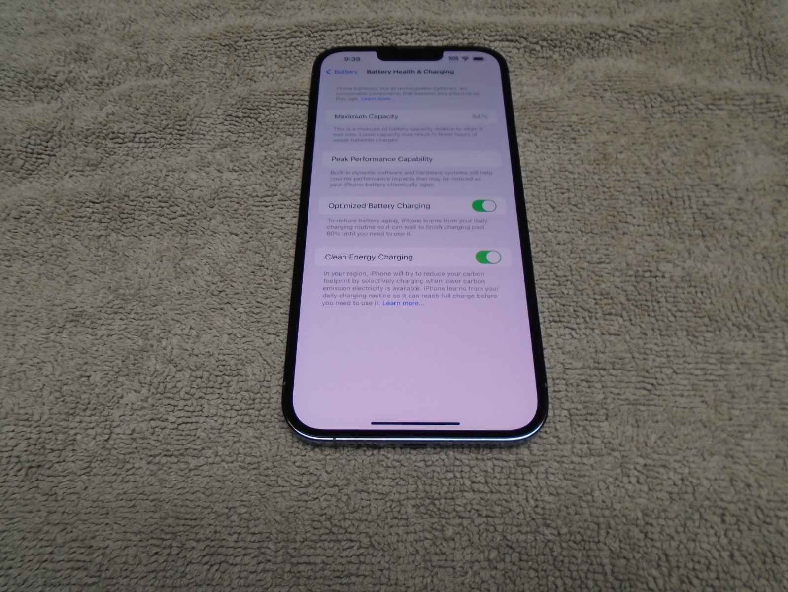 Apple iPhone 13 Pro Max, 128gb, Sierra Blue, Carrier Unlocked, Excellent!!
