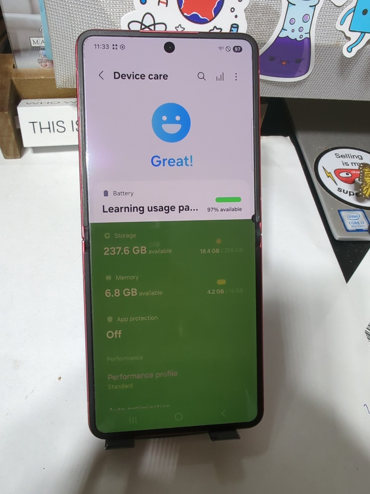 ⚠️READ⚠️ Samsung Galaxy Z Flip7 12GB RAM 256GB SM-F766U1 Pink, Unlocked, #61312