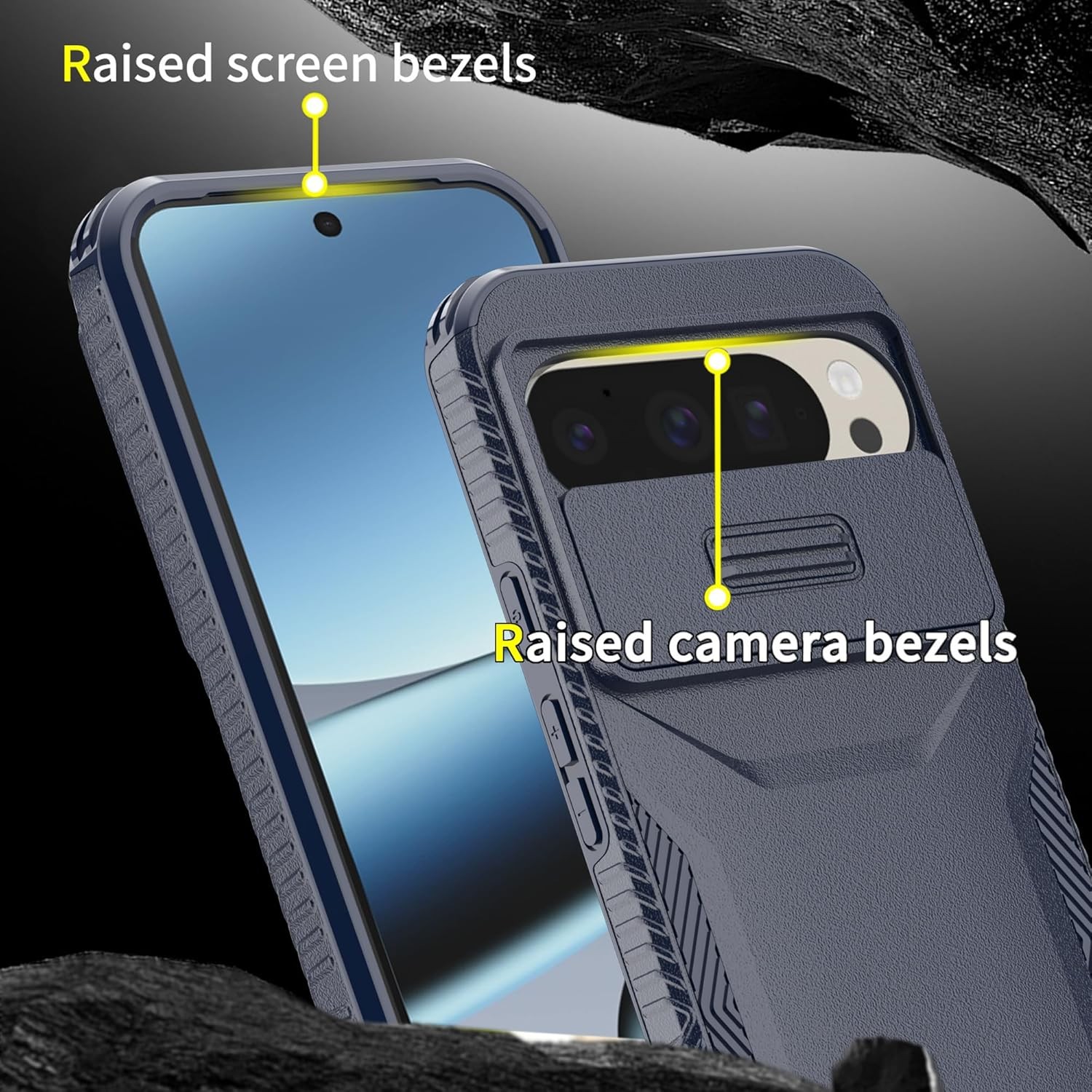 Google Pixel 10 Pro XL & 9 Pro XL Case | Heavy Duty Rugged Shockproof Protective