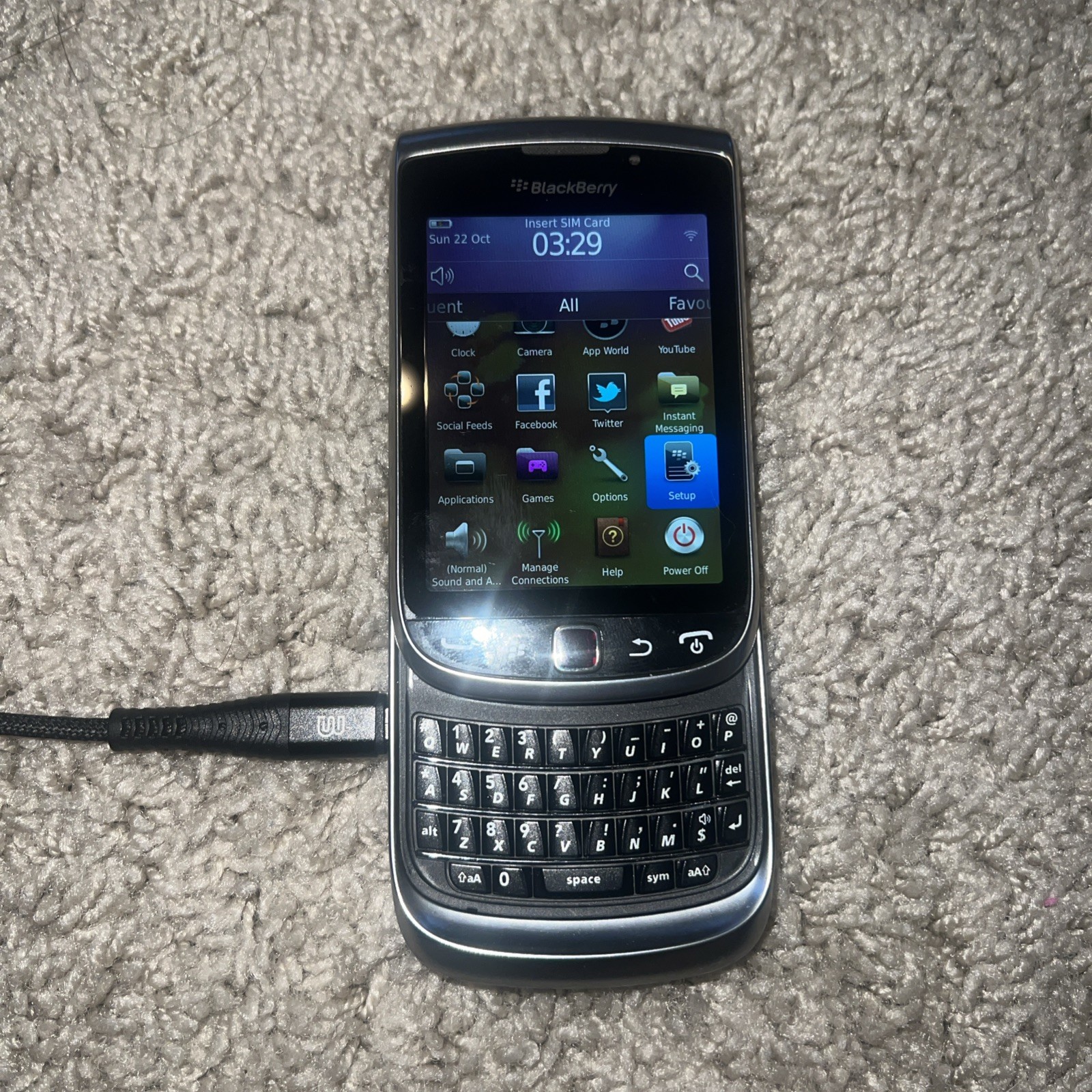 Blackberry Torch 9810 GSM HSPA OS 7 Slider QWERTY Smartphone Excellent Condition