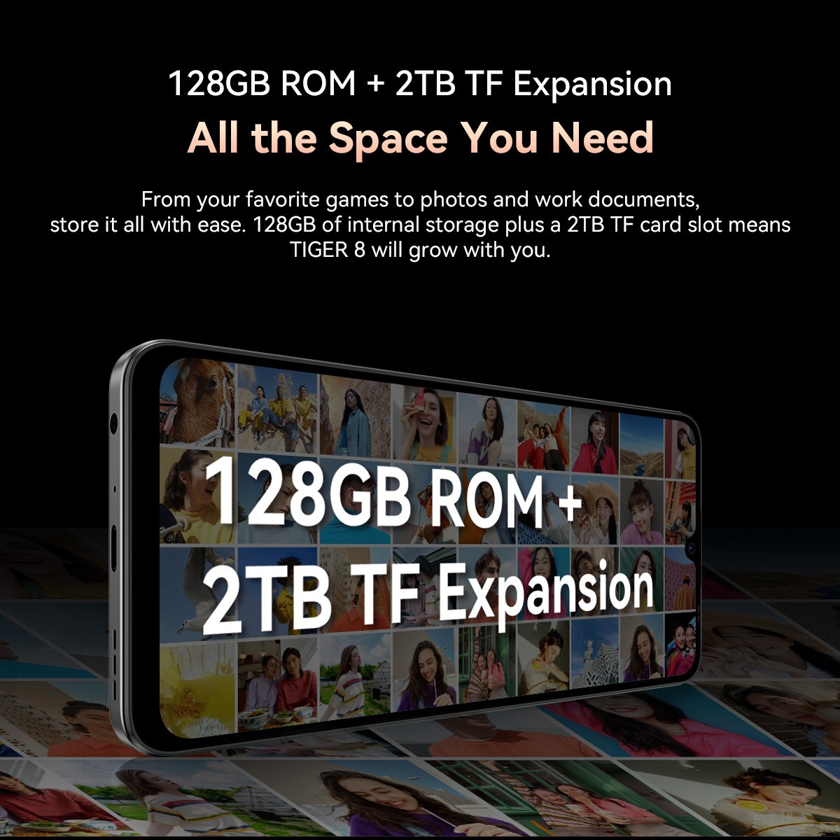 Blackview OSCAL TIGER 8 5G AI Smartphone 12GB+128GB 6.8″ Android 15 Dual SIM NFC