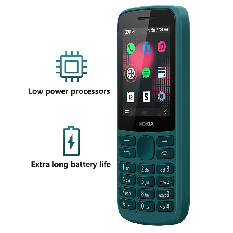 Nokia 215 4G 2020 2.4″ 64MB unlocked keyboard phone for old people