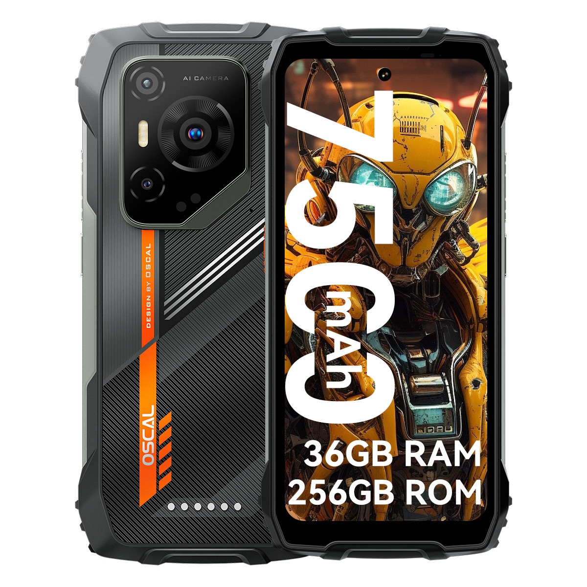 Blackview OSCAL PILOT 3 5G Rugged Smartphone 36GB+256GB 6.78″ Android 15 NFC