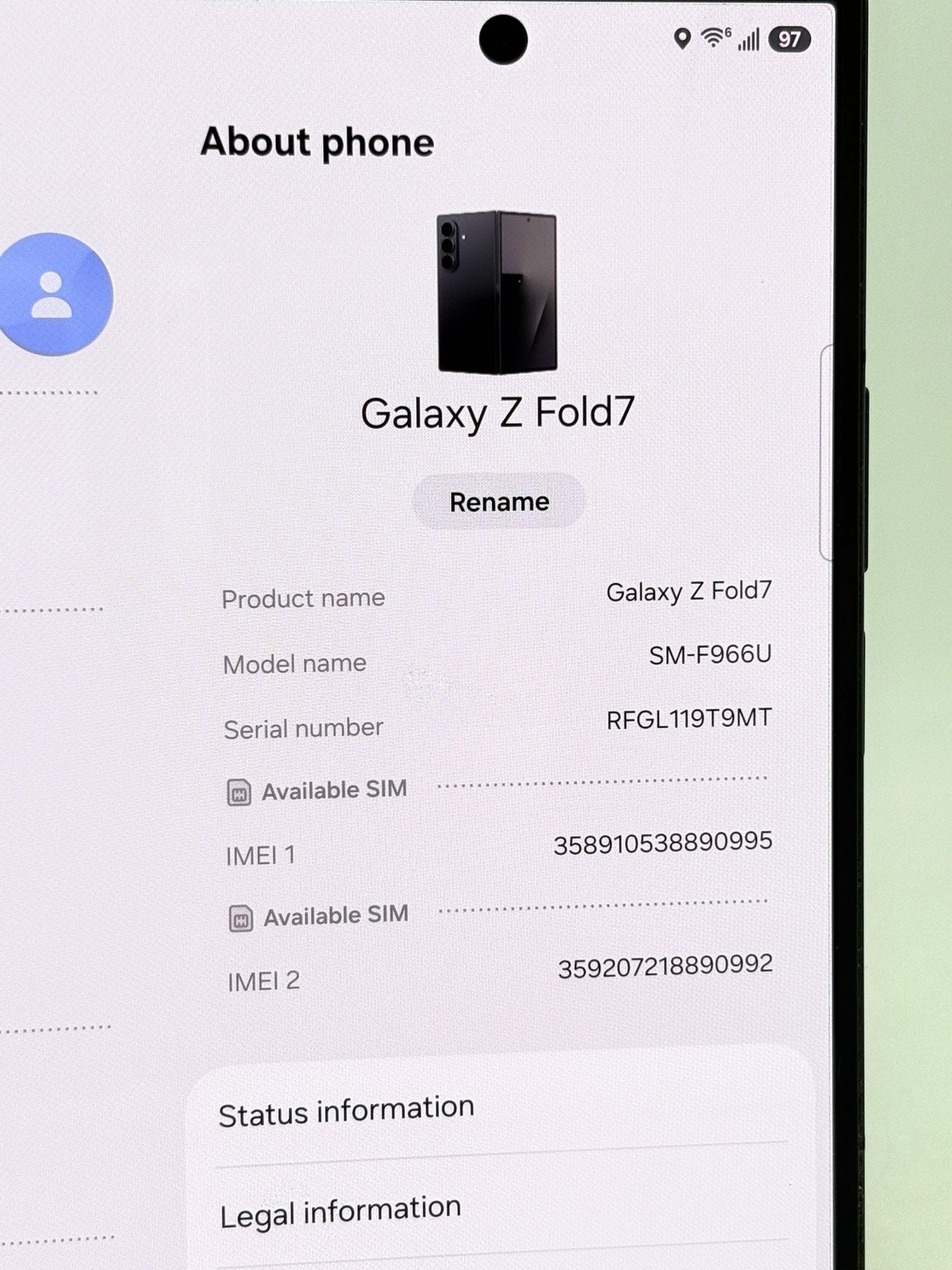Unlocked Samsung Galaxy Z Fold7 SM-F966U 256GB 12GB RAM Black