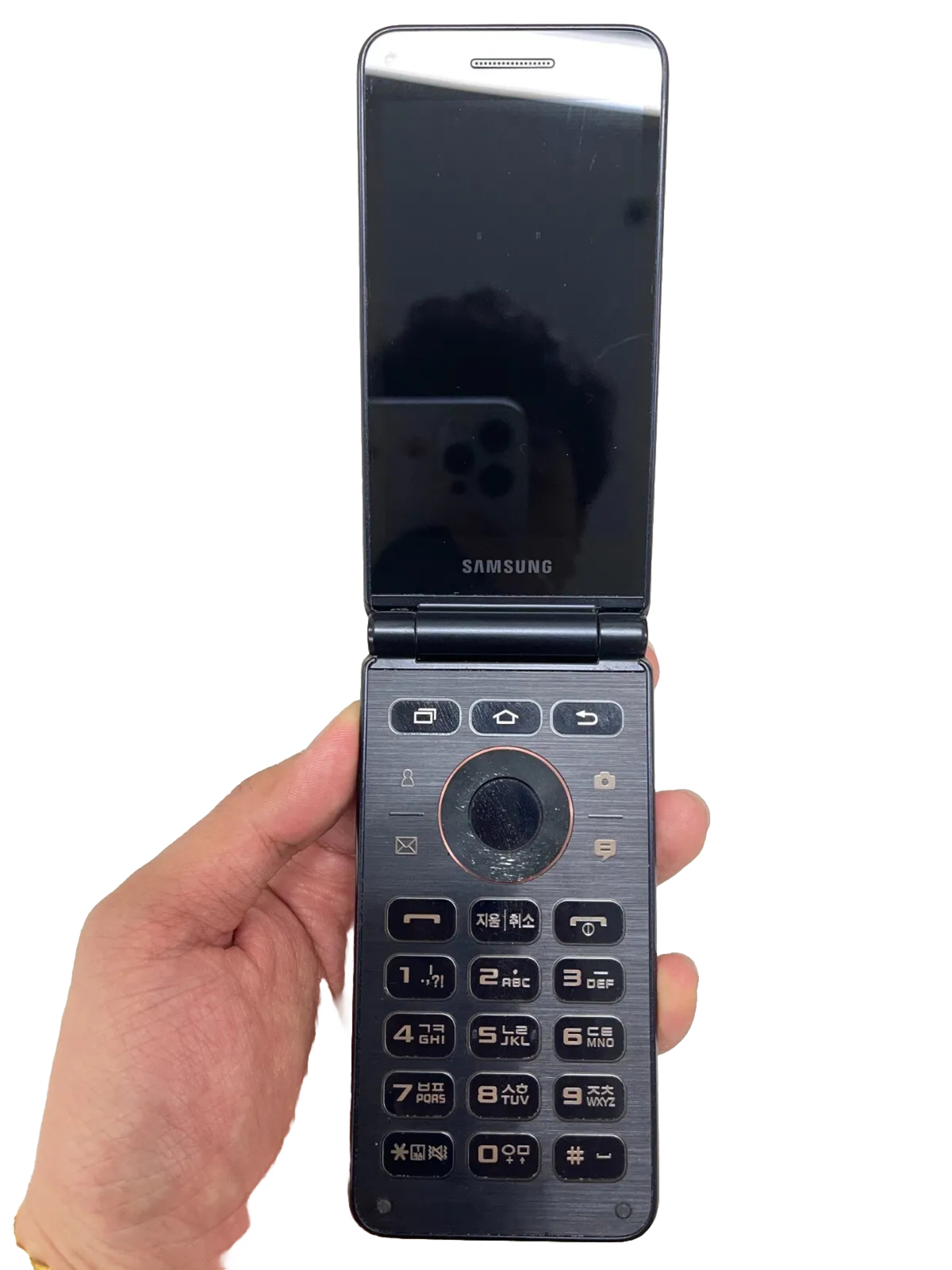 Android Samsung Galaxy Folder 2 SM-G1600n Big Keyboad ONE SIM 4G LTE Flip Phone
