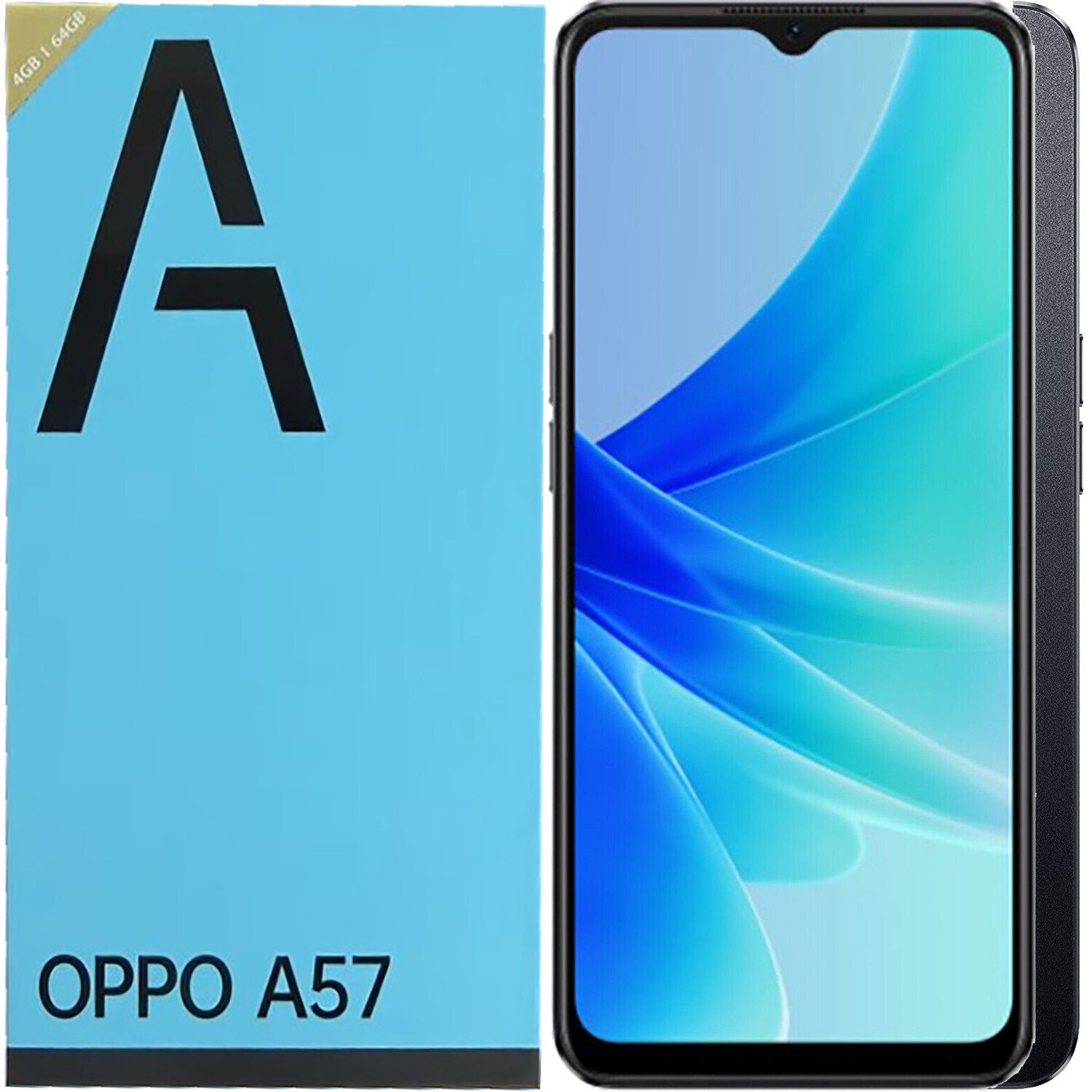 Oppo A57 4G Glowing Black 64GB + 4GB Dual-SIM Factory Unlocked GSM NEW