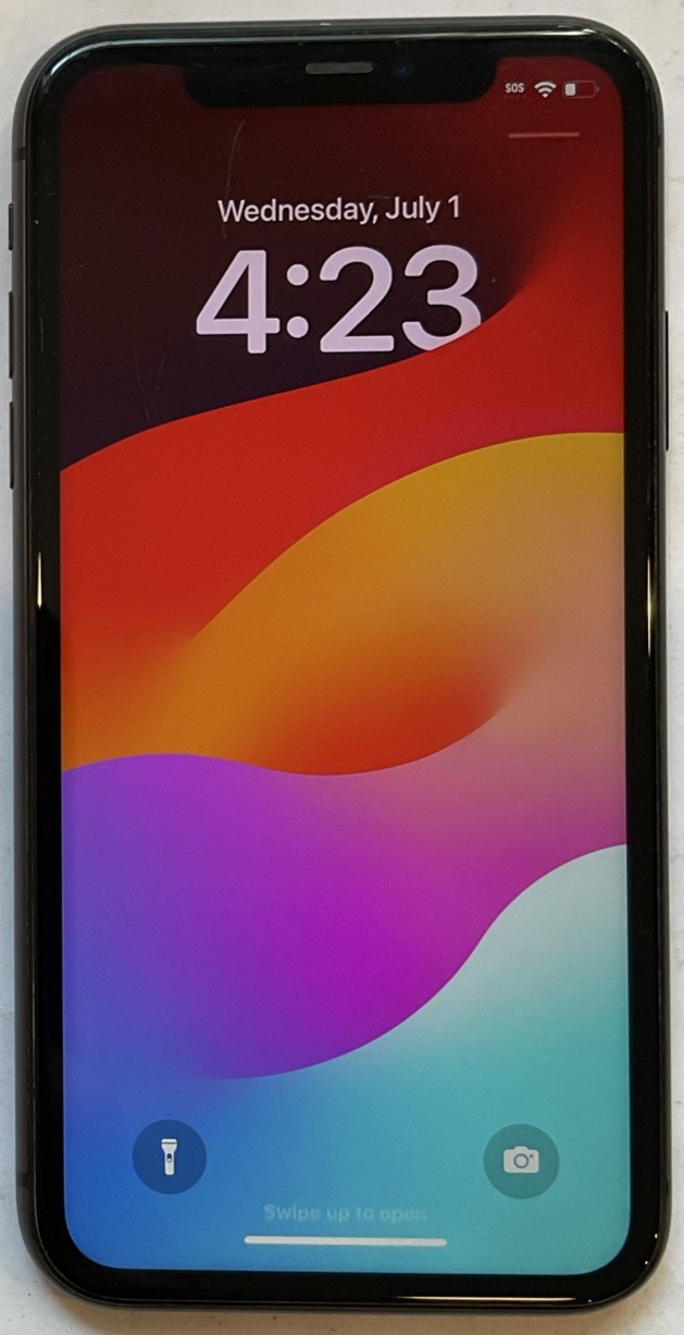 TESTED USED BLACK GSM UNLOCKED iPhone 11, 128GB A2111 MHCA3LL/A, 85% BATTERY.