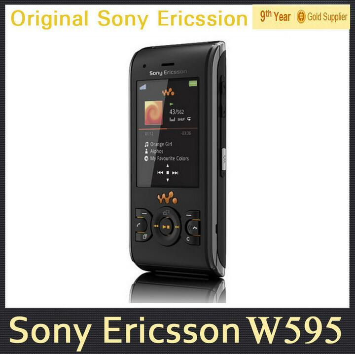 Original unlocked W595 Sony Ericsson W595 Cell Phone 3G 3.15MP Camera slider