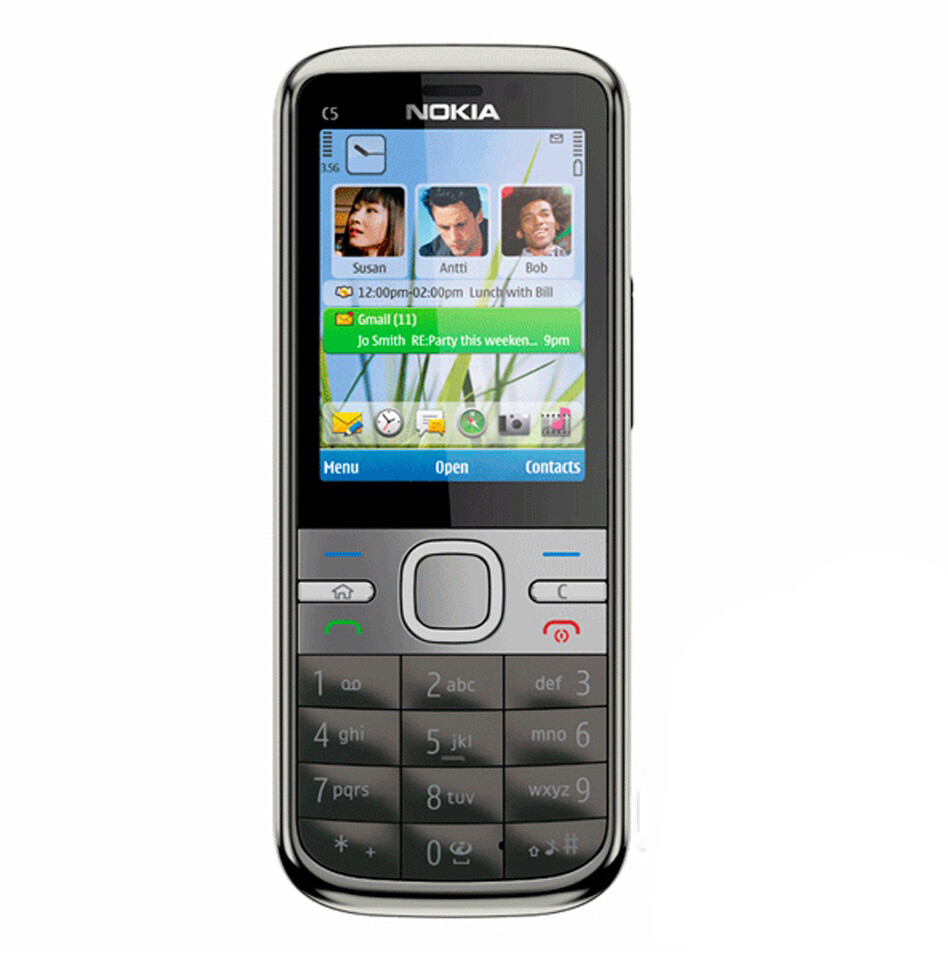 Original Nokia C5-00 Unlocked 3G MP3 MP4 5.0MP GPS Camera WCDMA Mobile Bar Phone