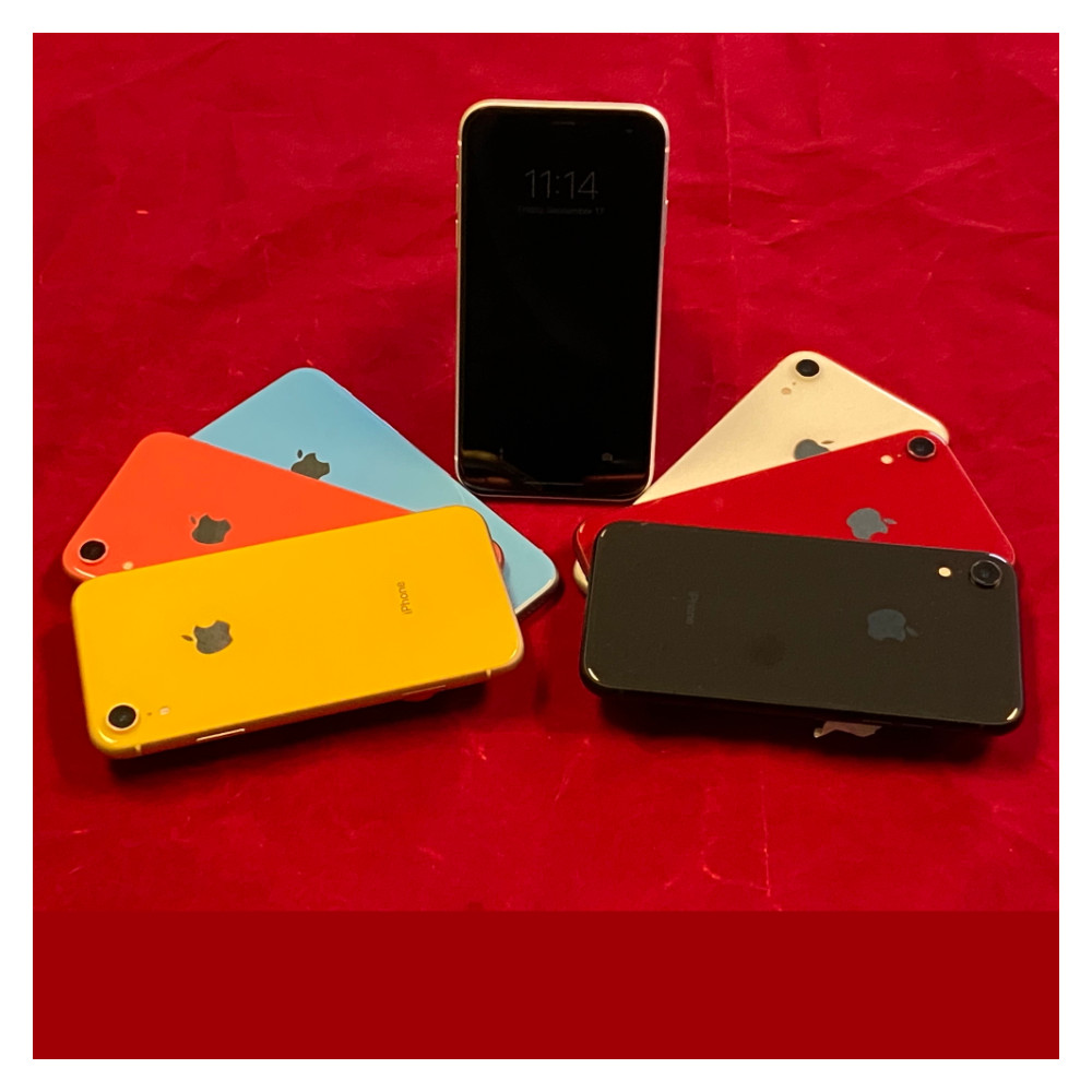 Apple iPhone XR 64GB Unlocked Black Red Verizon T-Mobile Excellent Condition