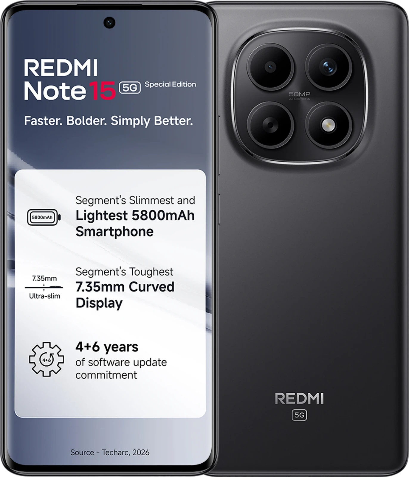 REDMI Note 15 SE 5G (Black 128 GB 8 GB RAM) Snapdragon 6 Gen 3 Global Version