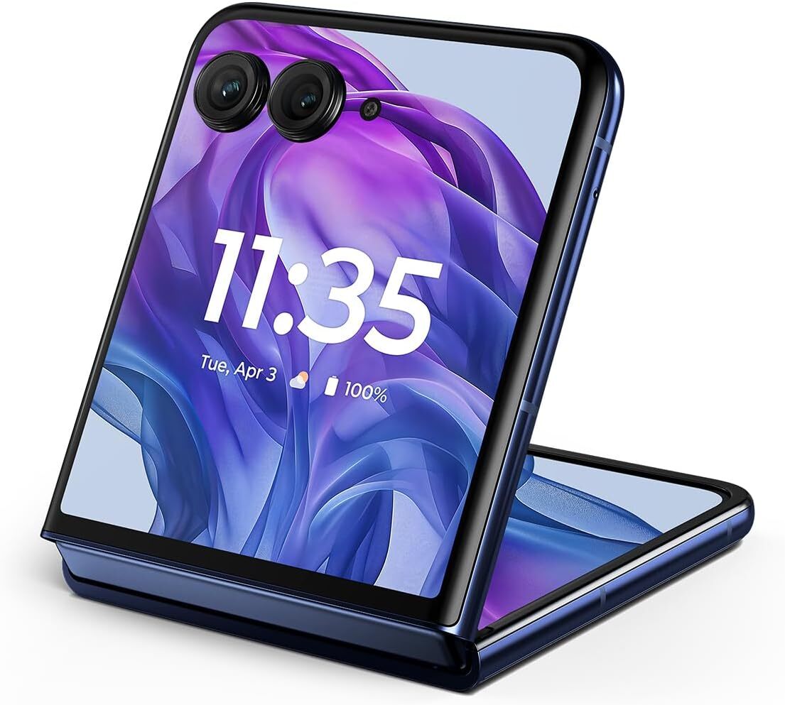 Motorola RAZR+ Plus 2024 BLUE (XT2451-2) 256GB AT&T GSM 🔓 UNLOCKED 5G 6.9″ 50MP