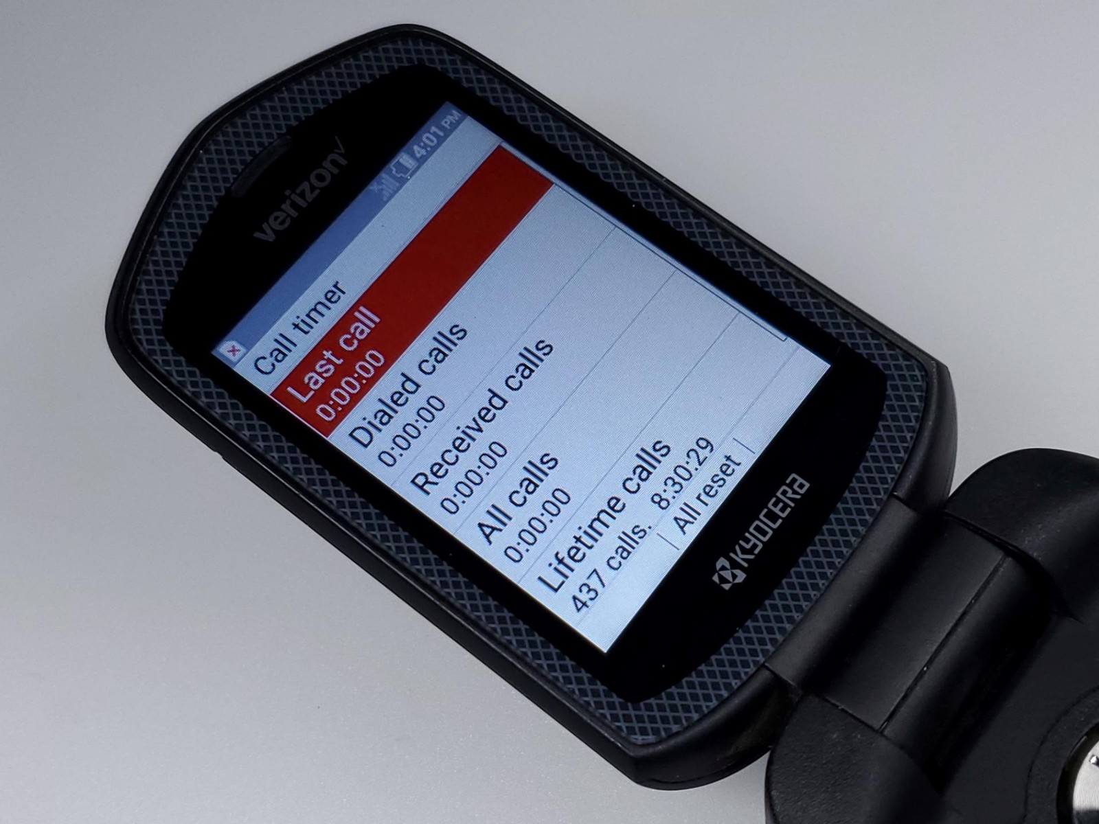 Used Kyocera DuraXV LTE E4610 (Verizon) 4G LTE Rugged Waterproof Flip Phone
