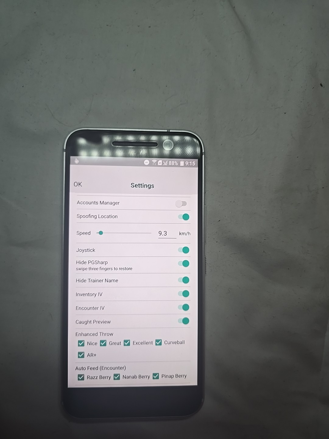 HTC 10 32GB HTC6545L Pokemon Go Modded Gps Spoofing