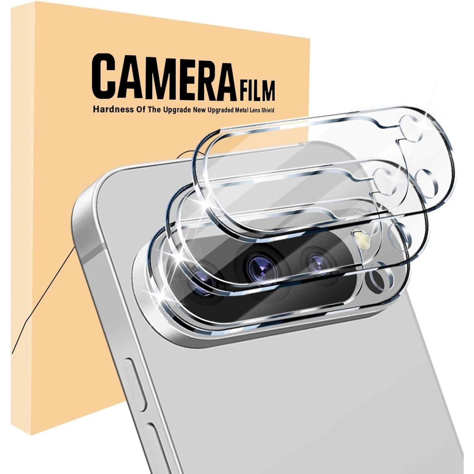 3 Pack Tempered Glass Camera Lens Protector for Google Pixel 9 Pro XL