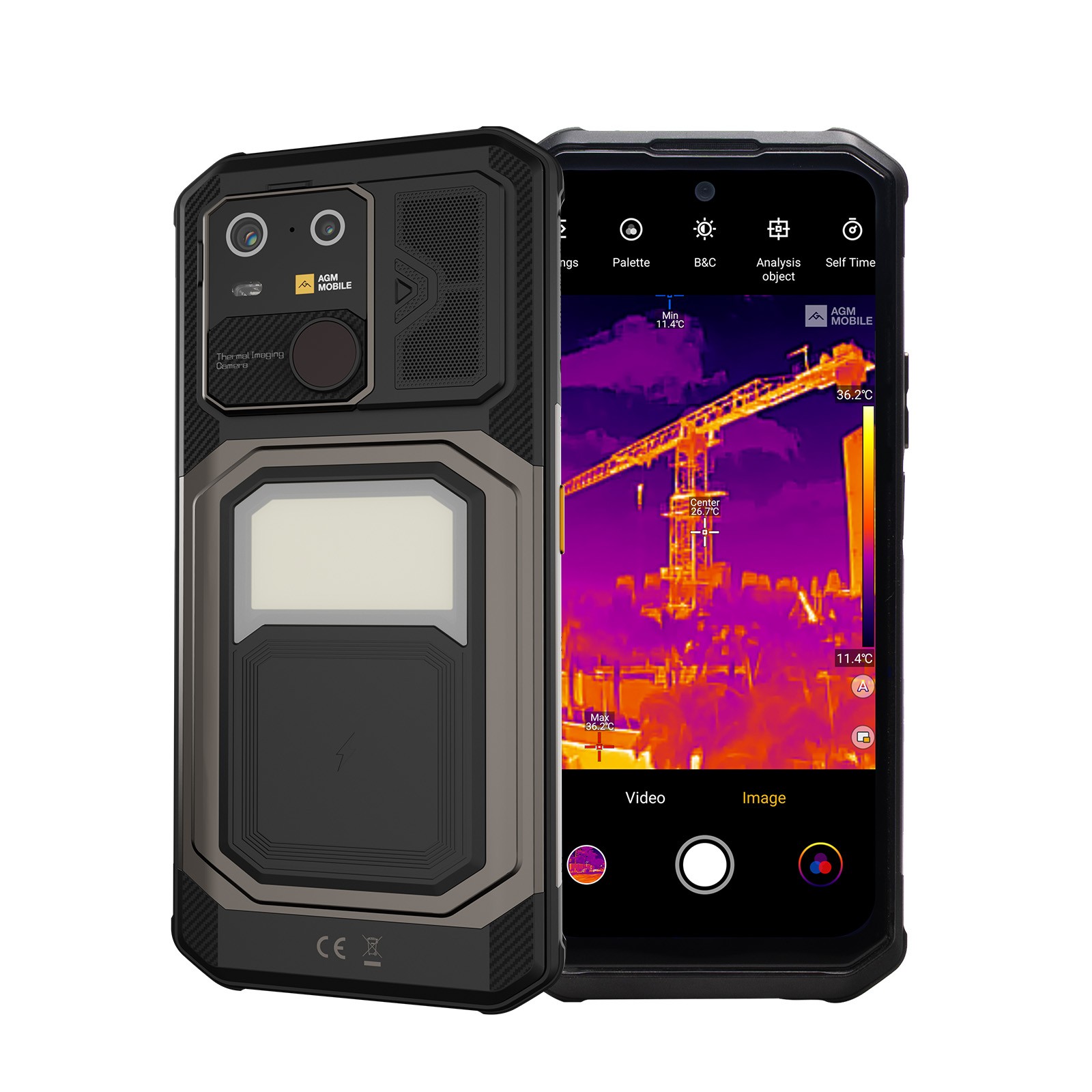 AGM G3 PRO Rugged Smartphone 12GB+512GB Thermal Imaging Visibility distance 500M