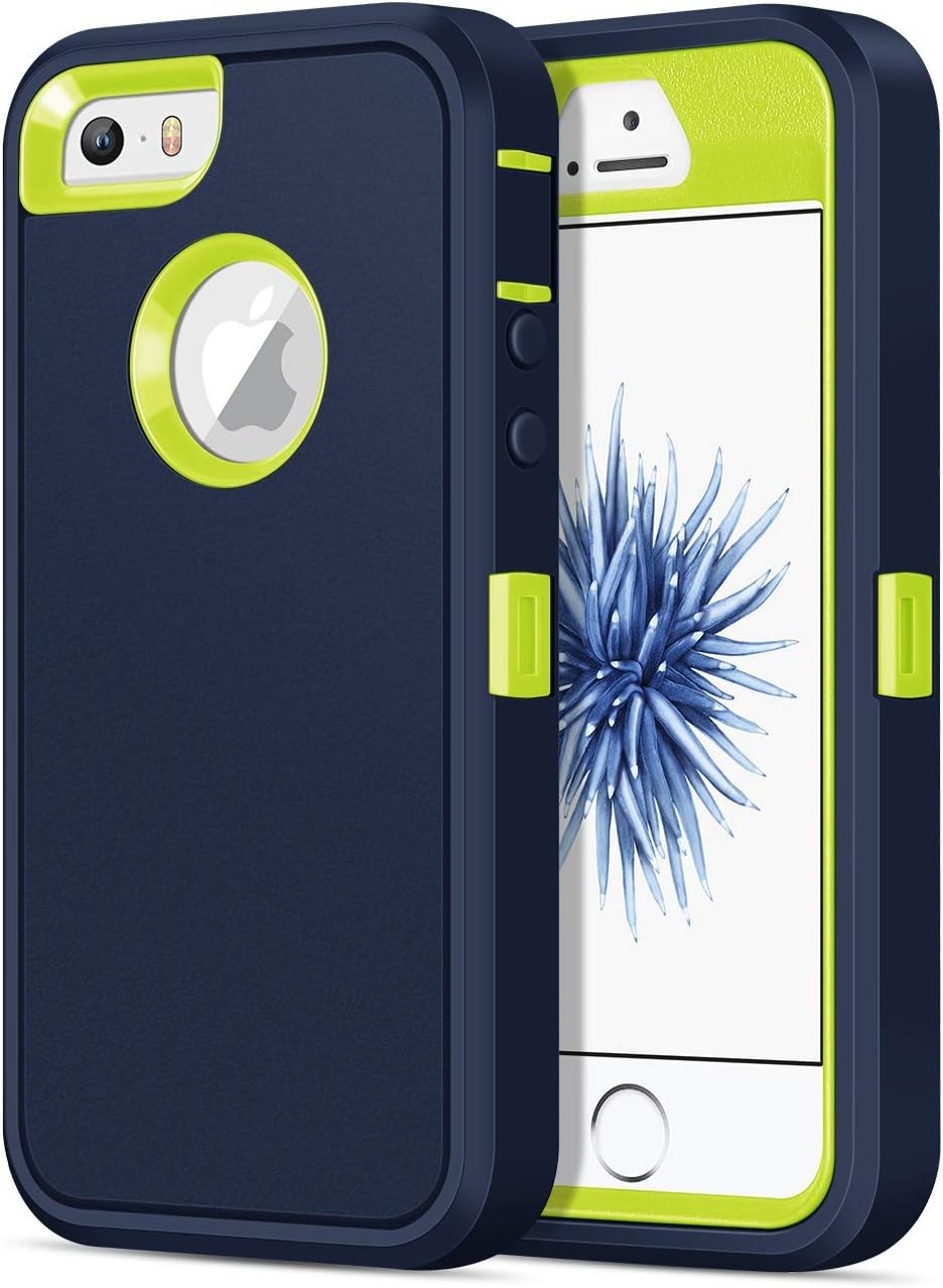 iPhone 5/ 5S/ SE 1st Generation (2016) Case Heavy Duty Rugged Shockproof Cover M