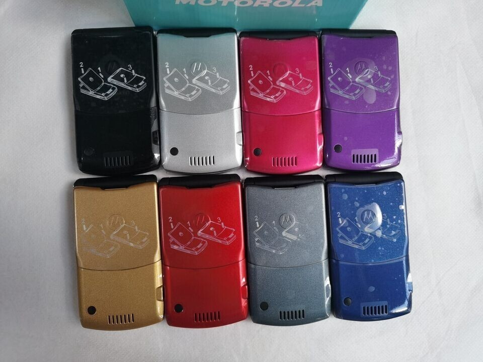 Unlocked Motorola RAZR V3 Retro Flip Phone – Pristine GRADE A+