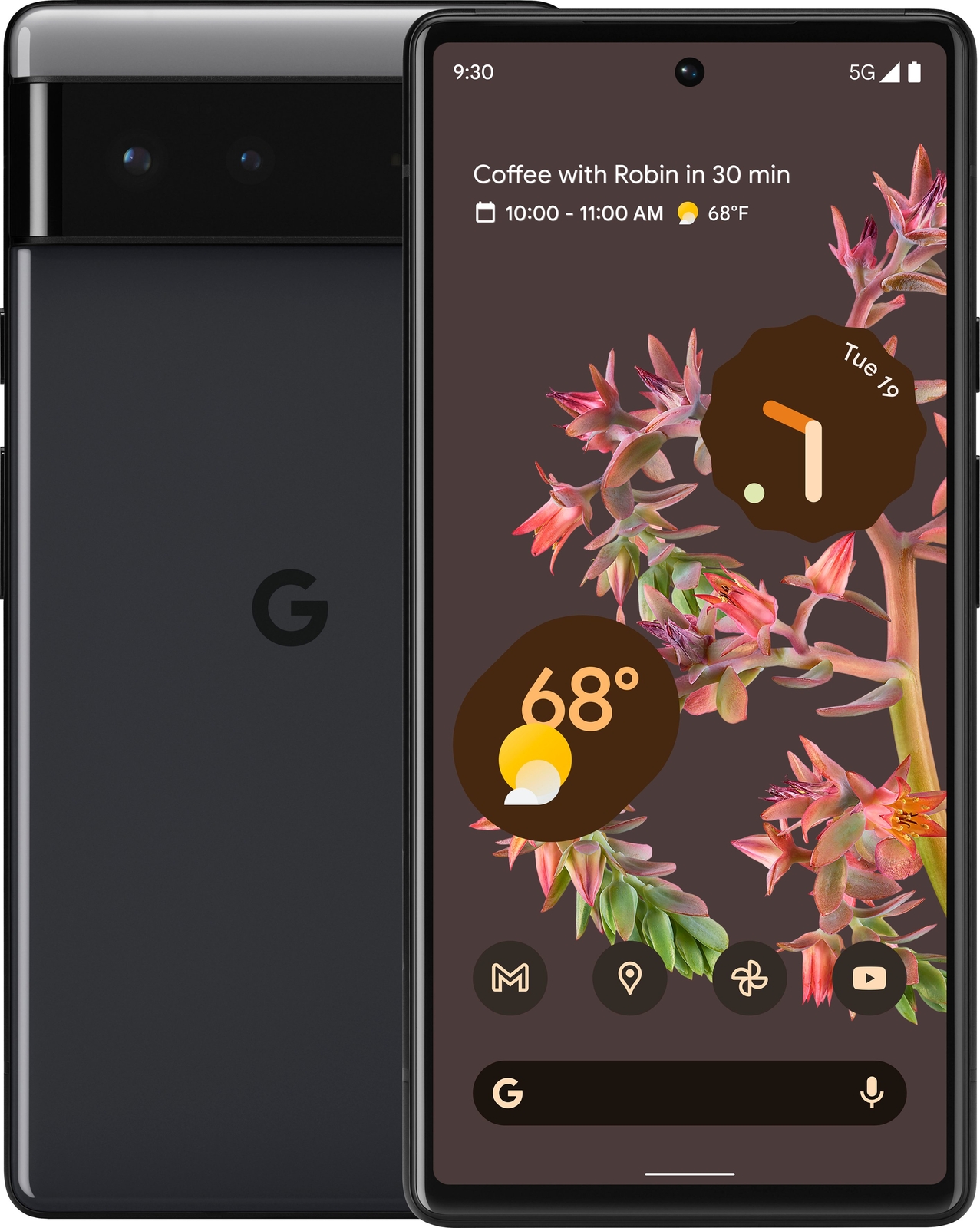 Google Pixel 6 G9S9B Unlocked 256GB Stormy Black A Medium Burn