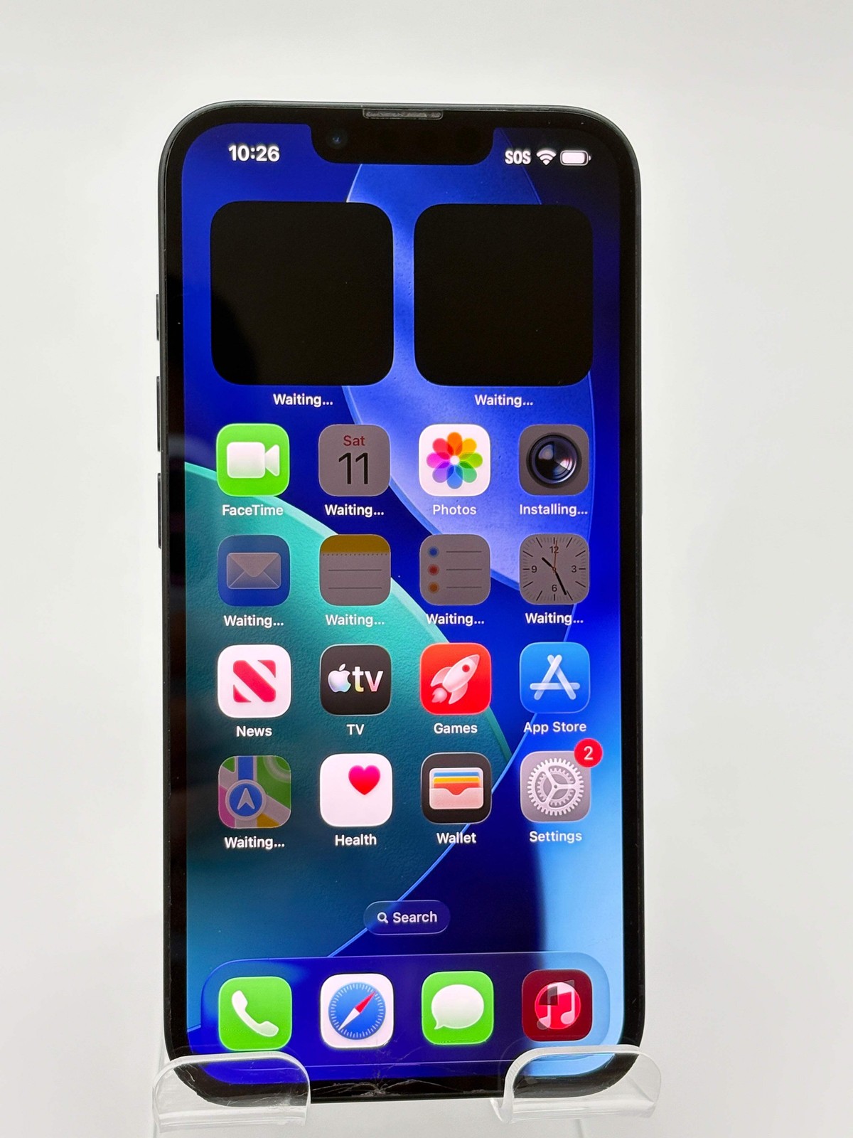 AT&T Apple iPhone 16e A3212 128GB BH98% Black- For Parts