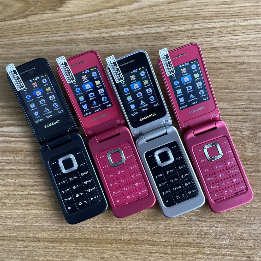 SAMSUNG C3520 VERY GOOD Mobile Phone Bluetooth MP3 FM Radio GSM Flip Unlocked