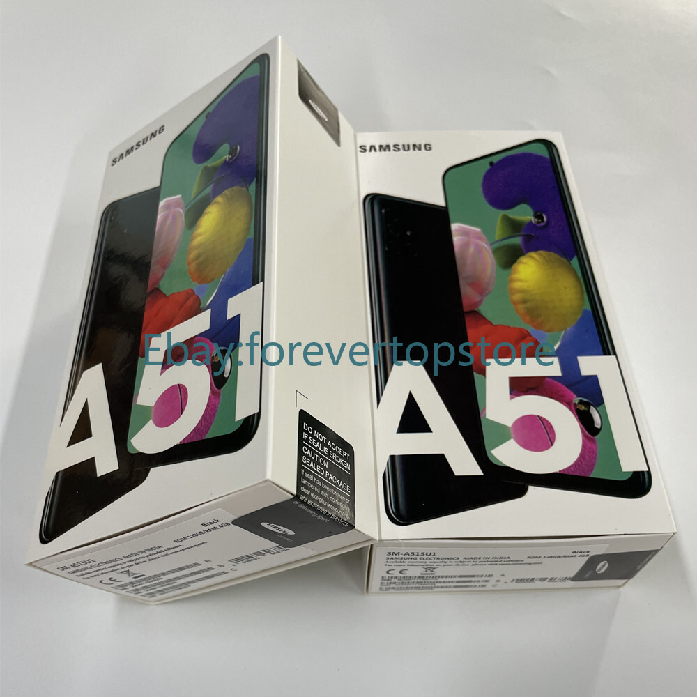 Samsung Galaxy A51 SM-A515U 128GB+4GB 48MP Unlocked Smartphone-New Unopened