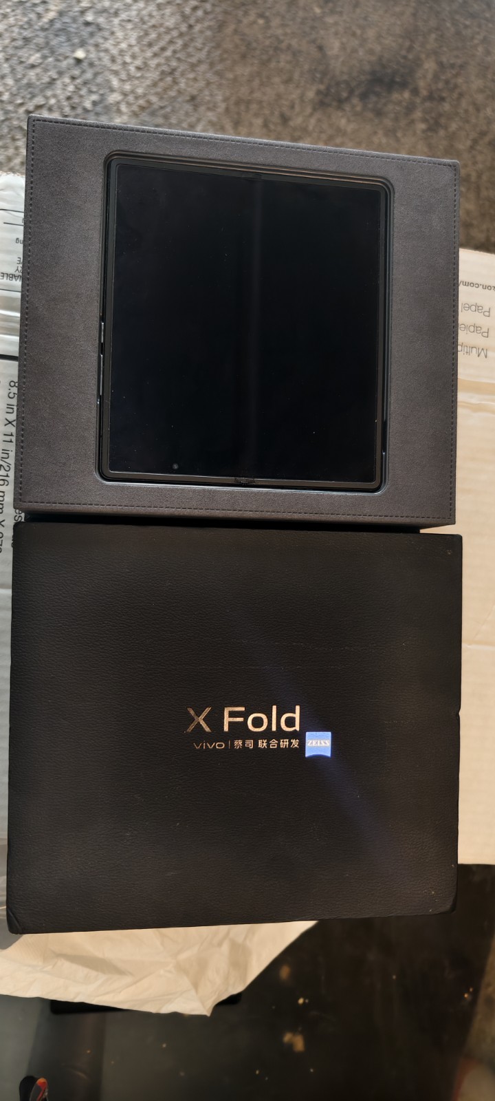 vivo X Fold Foldable Dual Screen Smartphone Black OriginOS with Box