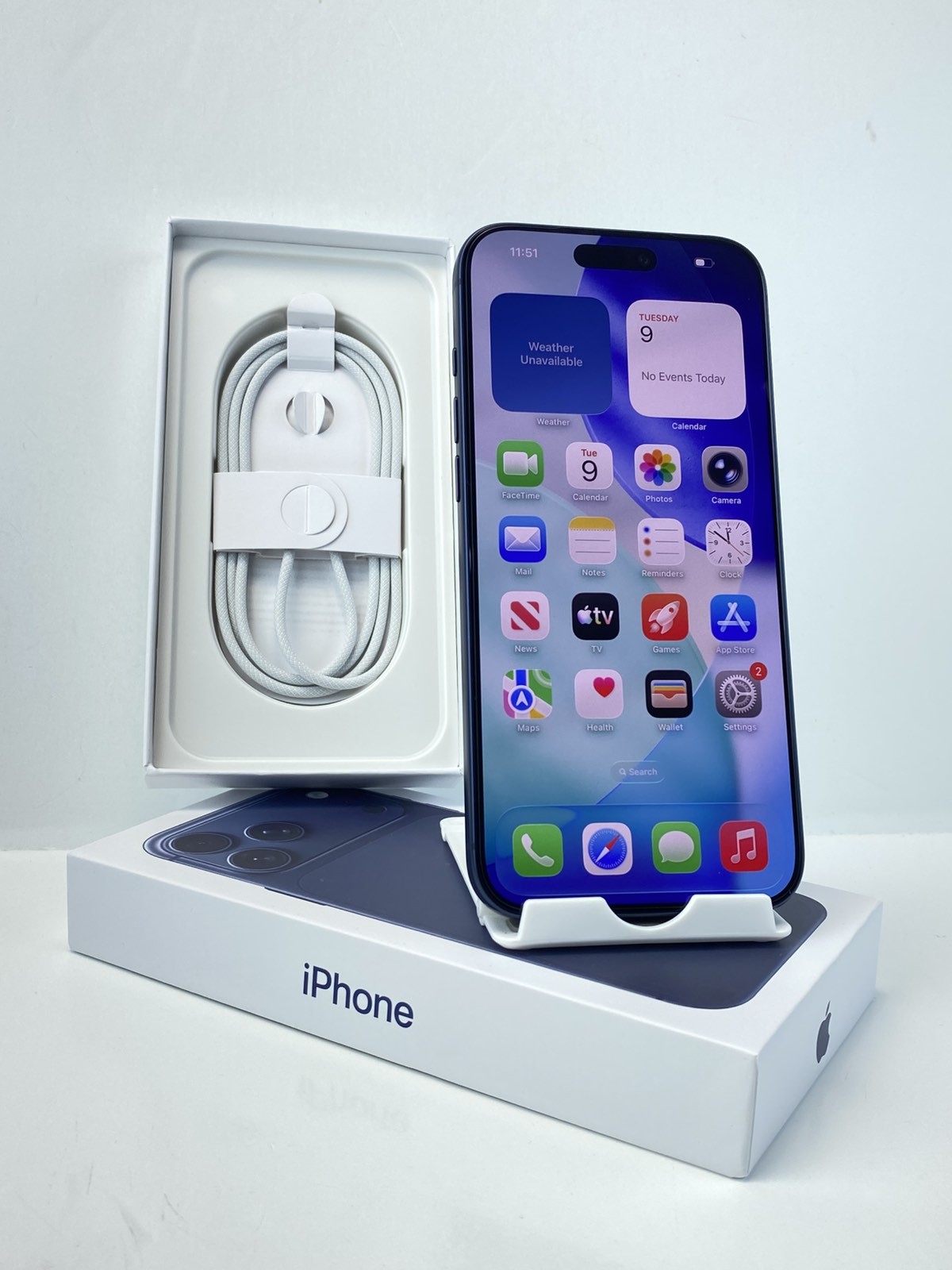 Apple iPhone 17 Pro Max A3257 1TB Deep Blue 100% battery health Factory Unlocked