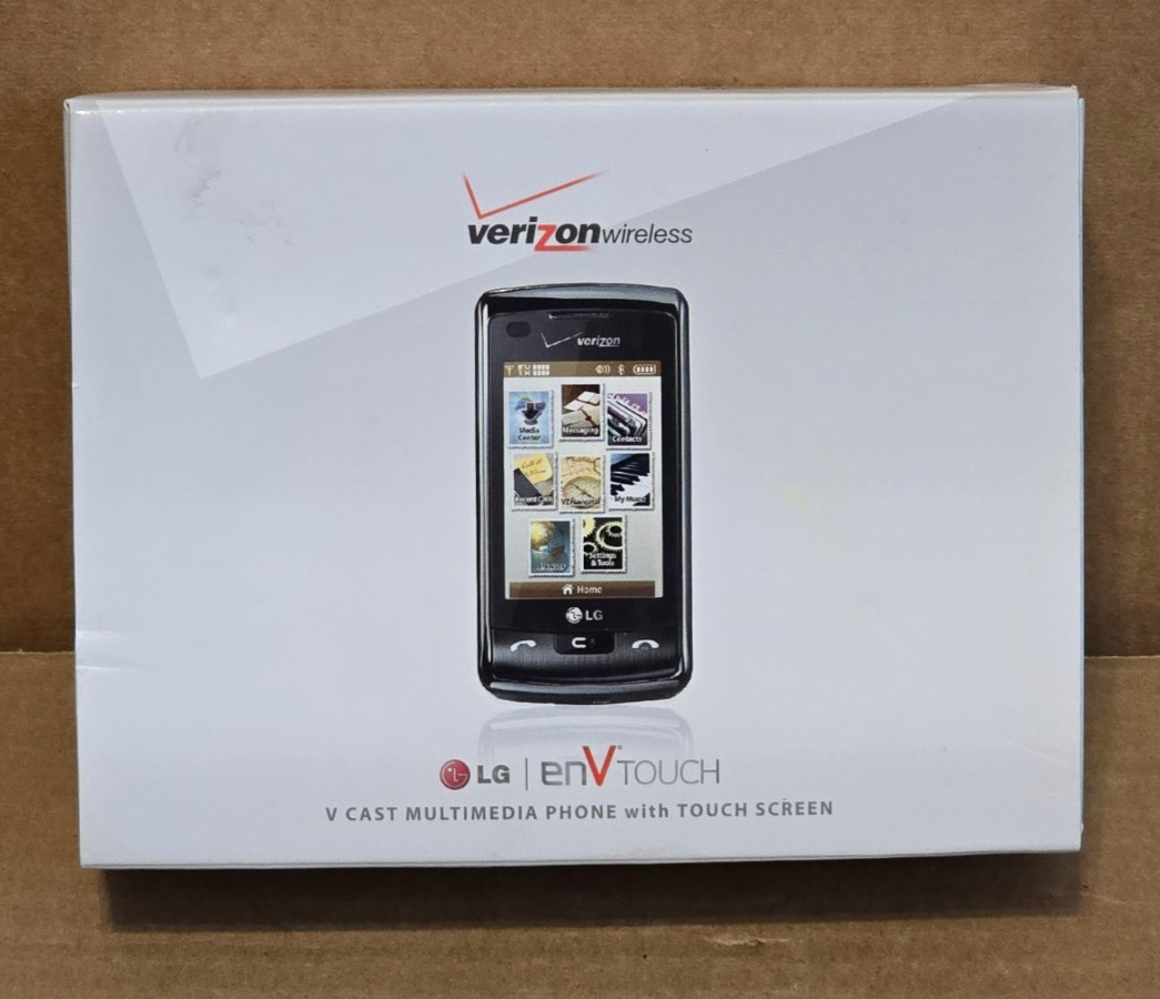 LG enV Touch VX11000 – Black and Silver ( Verizon ) Cellular Phone – 2009