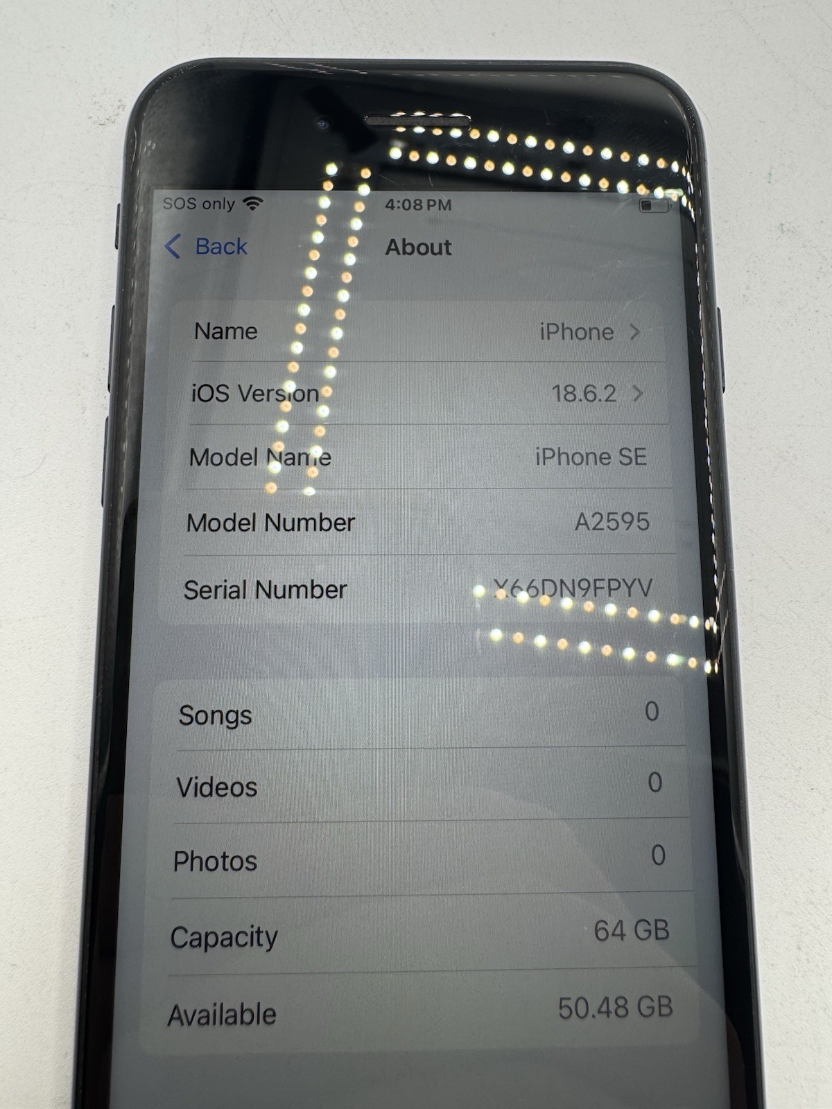 Apple iPhone SE 3rd Gen 64GB Midnight AT&T Only – 85% BATTERY – Mint Condition