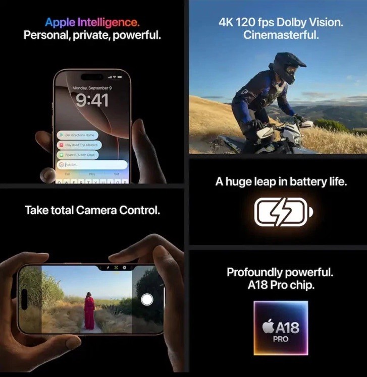 Apple iPhone 16 Pro Max Desert Titanium 1000GB 48MP A18 Pro Factory Unlocked
