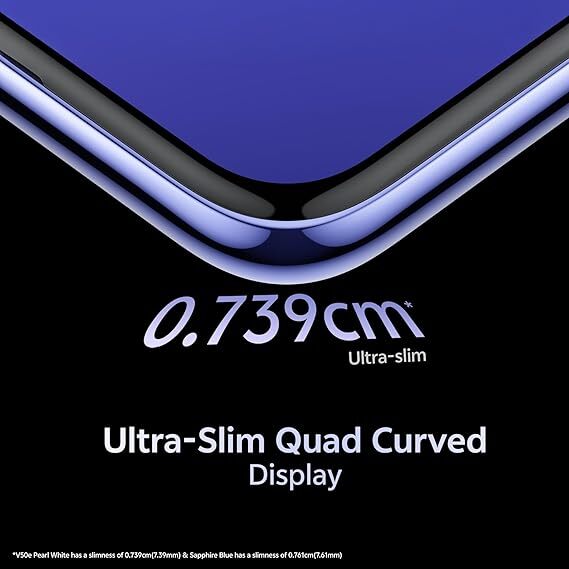vivo V50e 5G Factory Unlocked Dual SIM-8GB RAM 128GB ROM 6.77 inch Display-BLUE