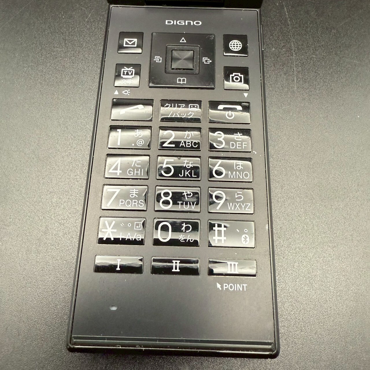 KYOCERA 701KC Black DIGNO KEITAI 2 Android Flip Phone SIM free Unlocked JAPAN